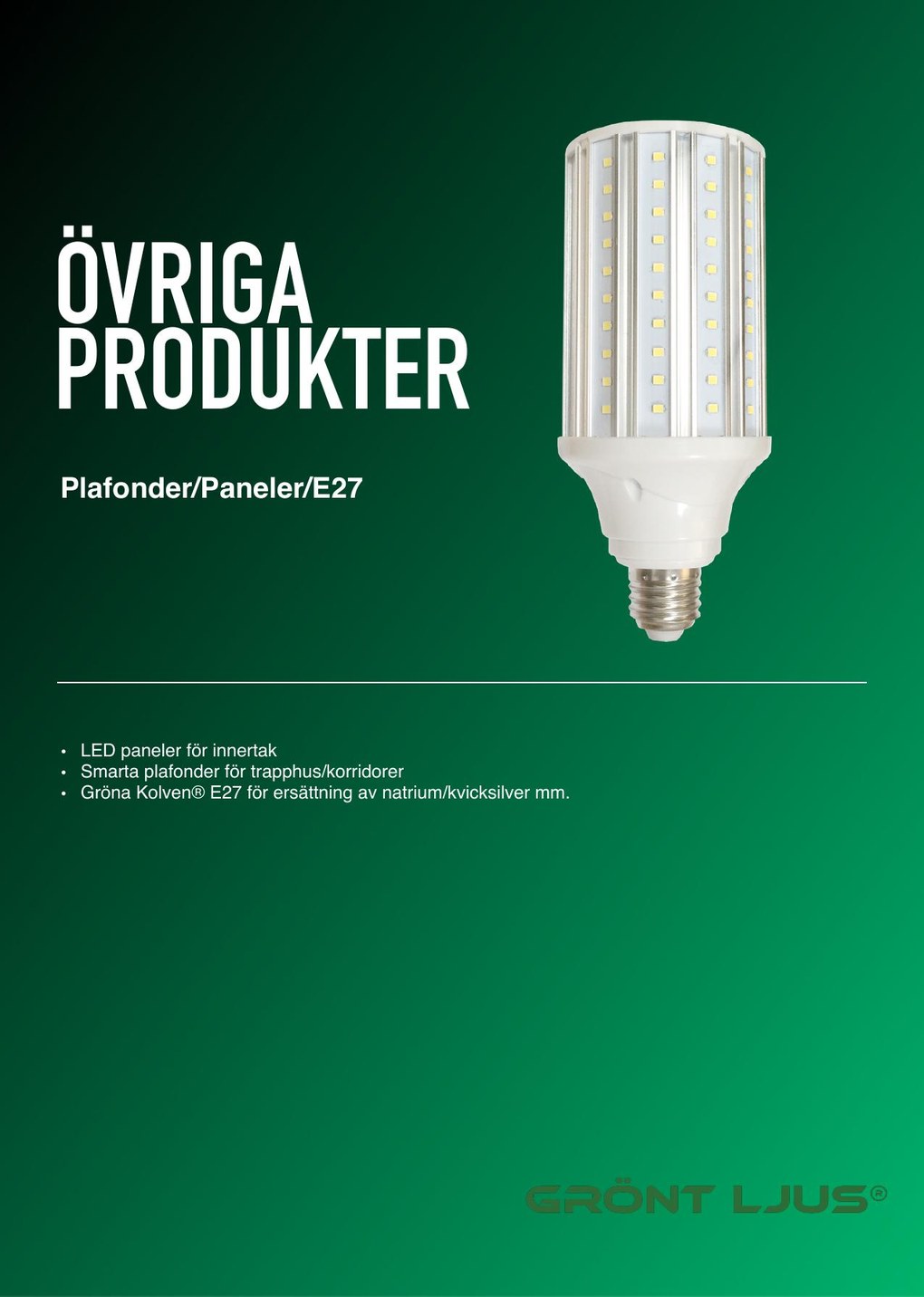 Omslag till Övriga LED-produkter 2026